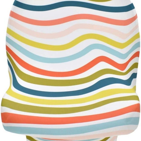 Rainbow Carseat Nursing, Stroller, & Breastfeeding Cover for Baby - Picture 7 of 7